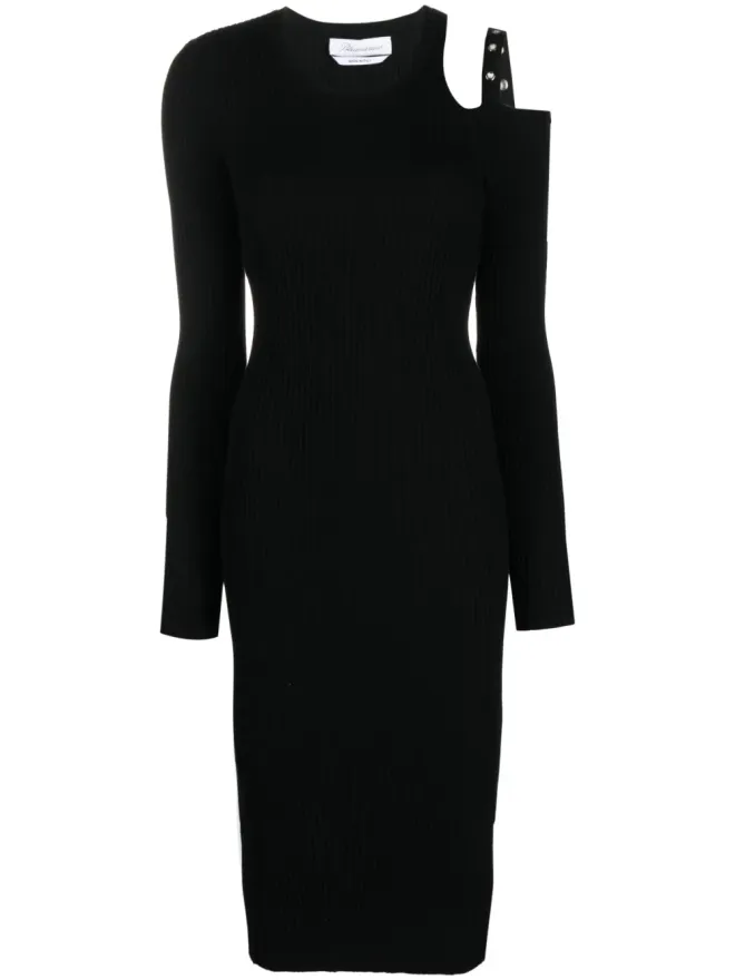 Blumarine Blumarine アイレット装飾のカットアウトドレスの商品画像