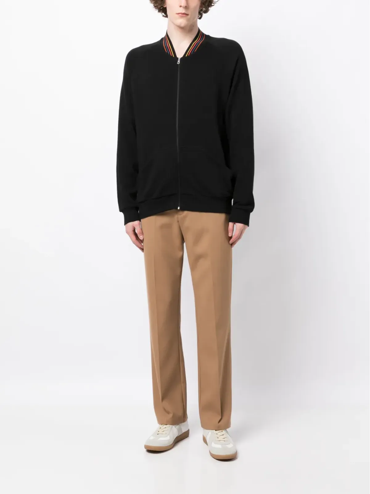 Paul Smith ストライプカラー付き ロゴパッチ ジャケット - 画像2