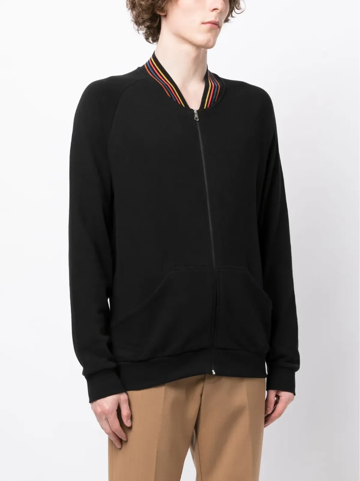 Paul Smith ストライプカラー付き ロゴパッチ ジャケット - 画像3