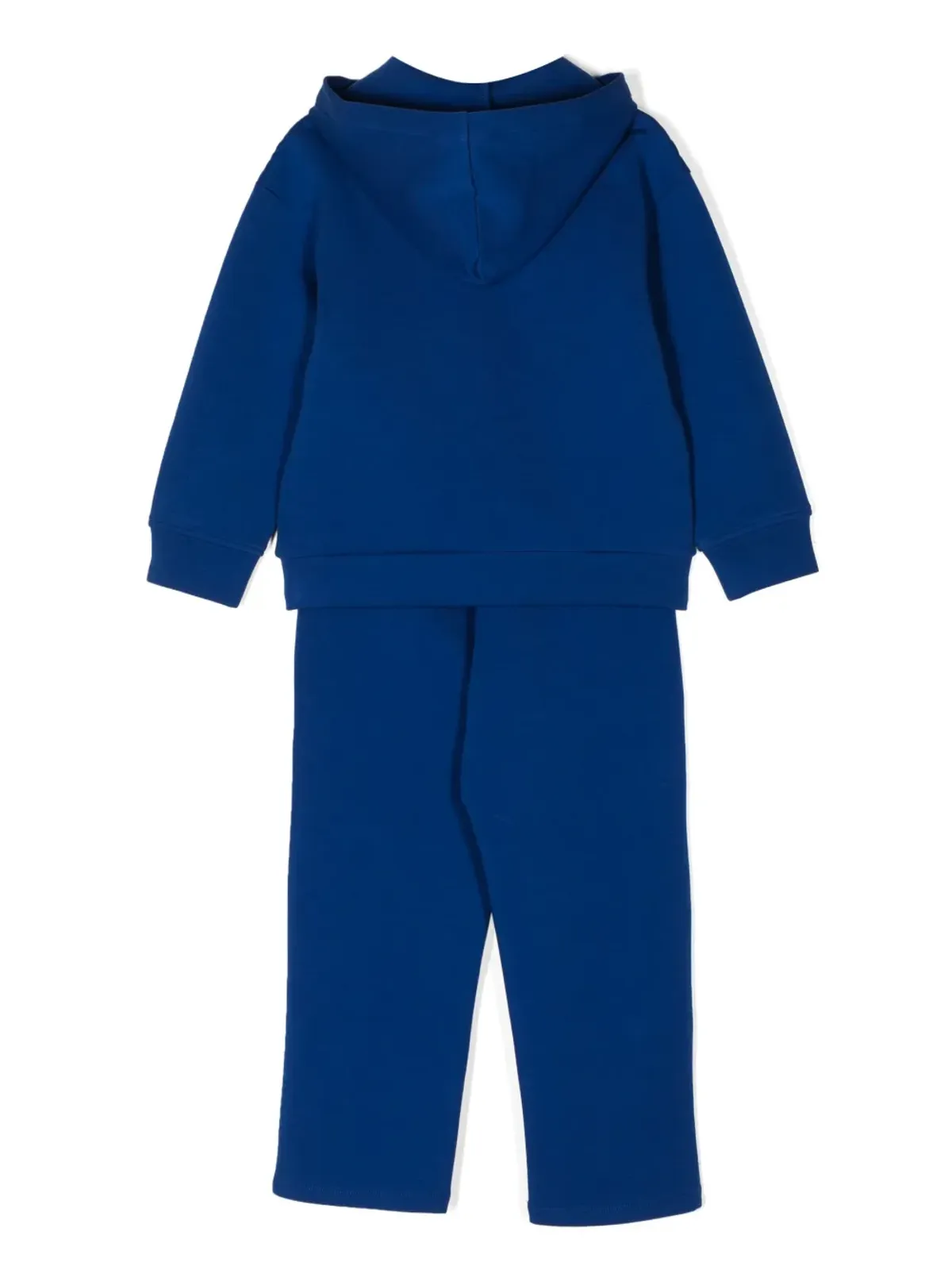 Emporio Armani Kids ロゴプリント長袖トラックスーツ - ブルー - 画像2
