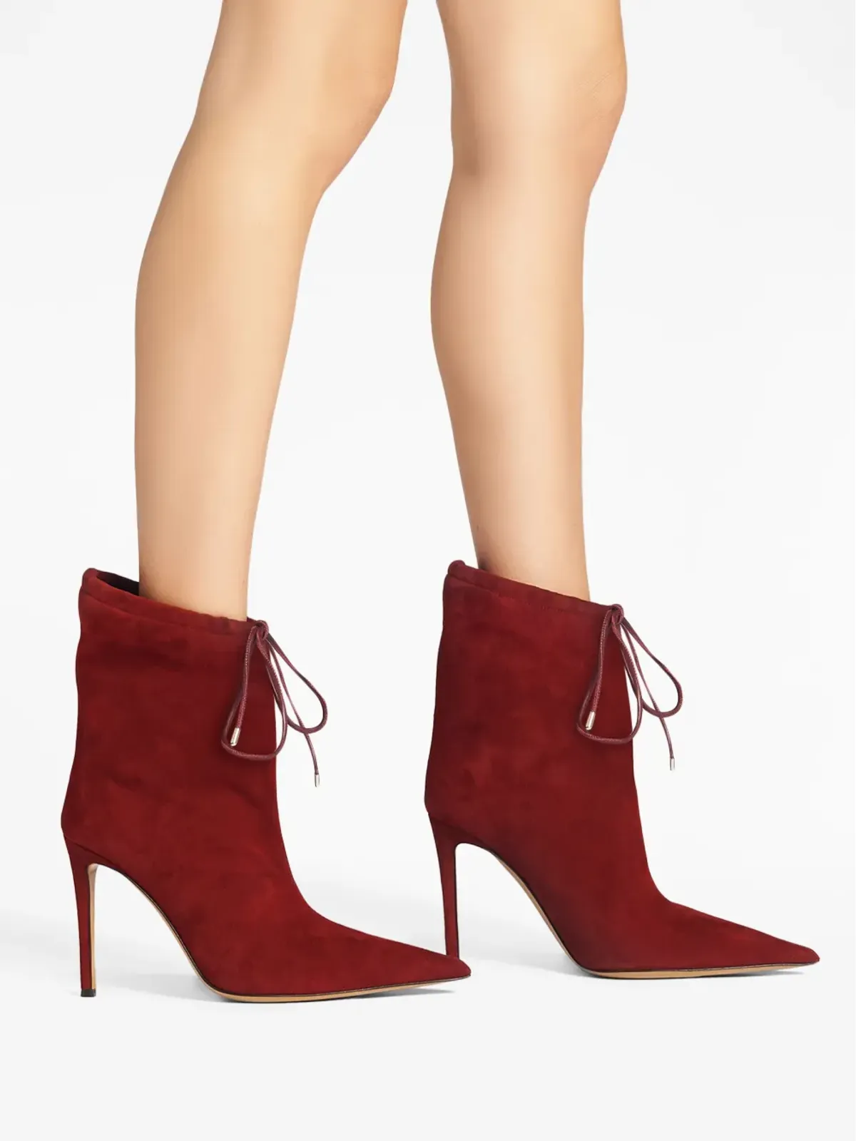 Alexandre Vauthier ポインテッドトゥ スエード ブーツ - 画像5
