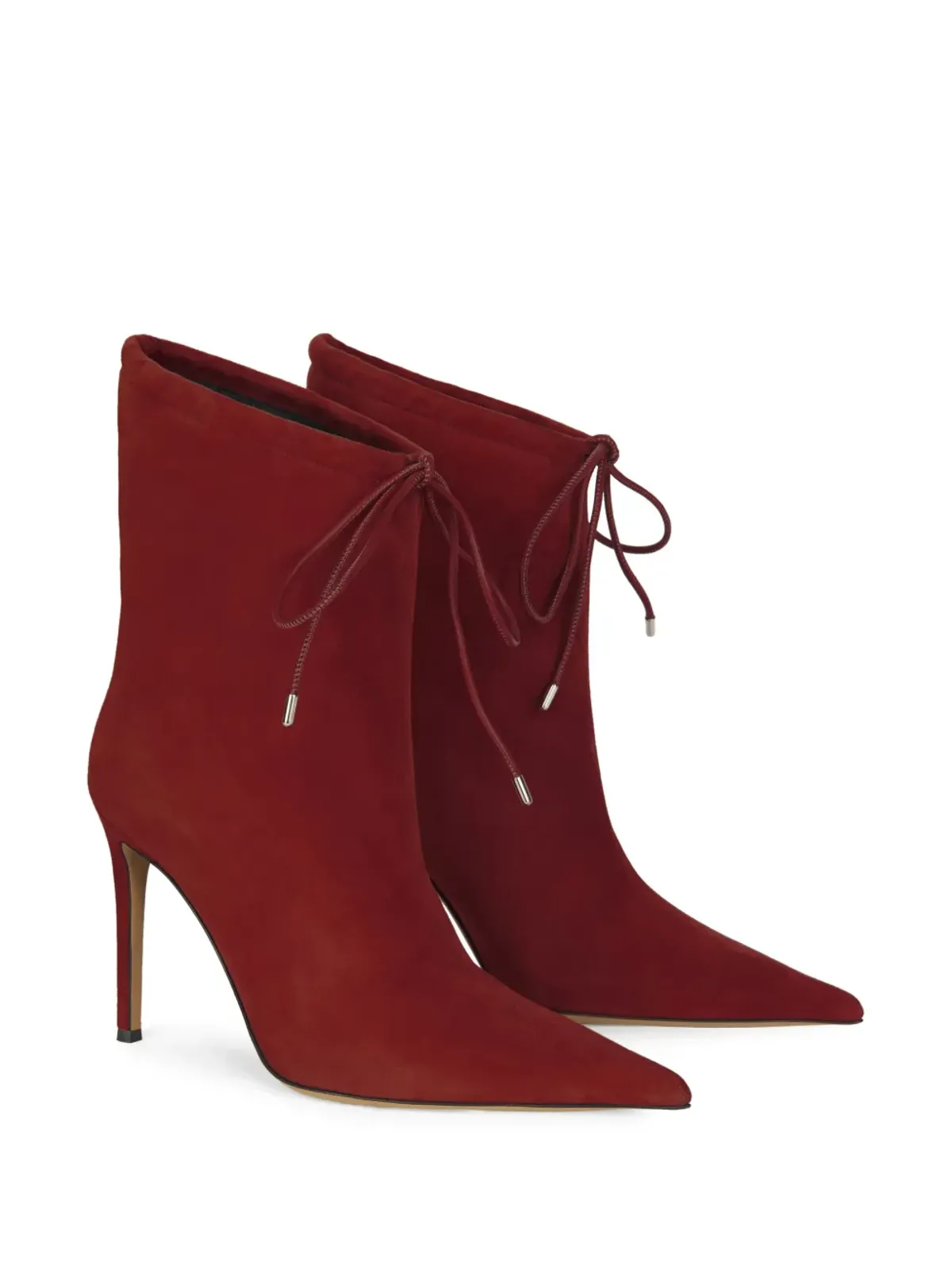 Alexandre Vauthier ポインテッドトゥ スエード ブーツ - 画像2