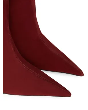 Alexandre Vauthier ポインテッドトゥ スエード ブーツ - サムネイル4