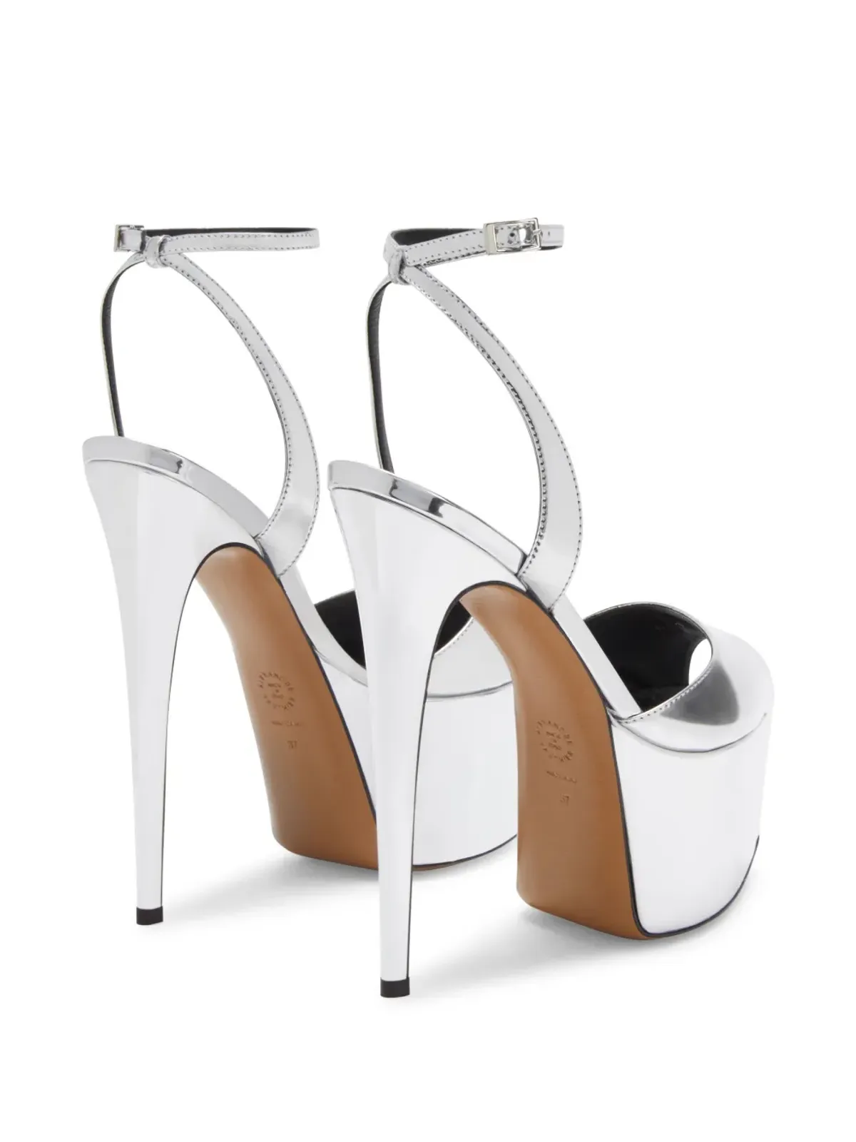 Alexandre Vauthier オープントゥサンダル - 画像3
