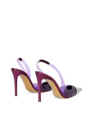 Alexandre Vauthier アンバー・ゴースト 105mm スリングバックパンプス - サムネイル3