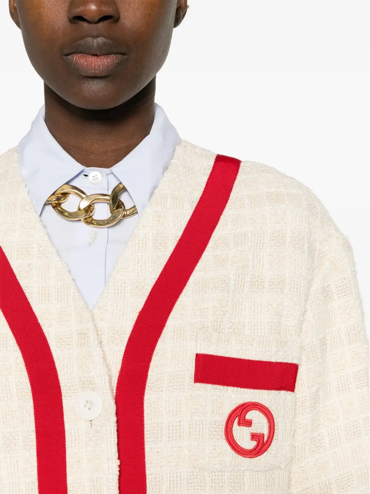 Gucci インターロッキングG ブークレ ジャケット - 画像5