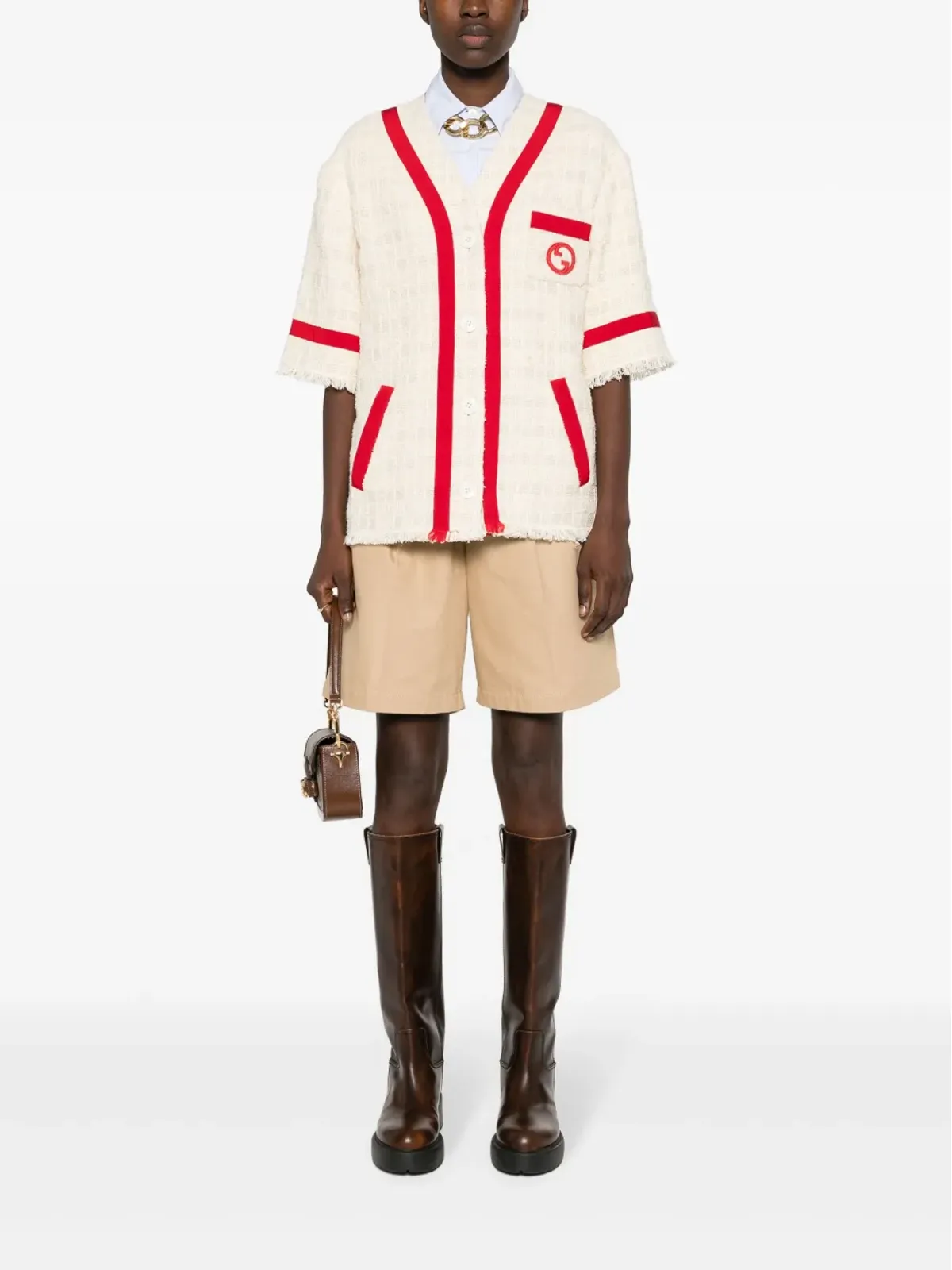 Gucci インターロッキングG ブークレ ジャケット - 画像2