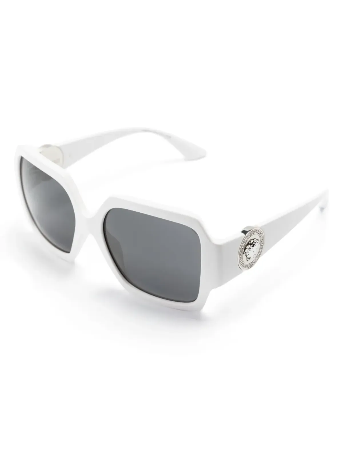 Versace Eyewear メデューサ・プレート スクエアフレーム サングラス - 画像2