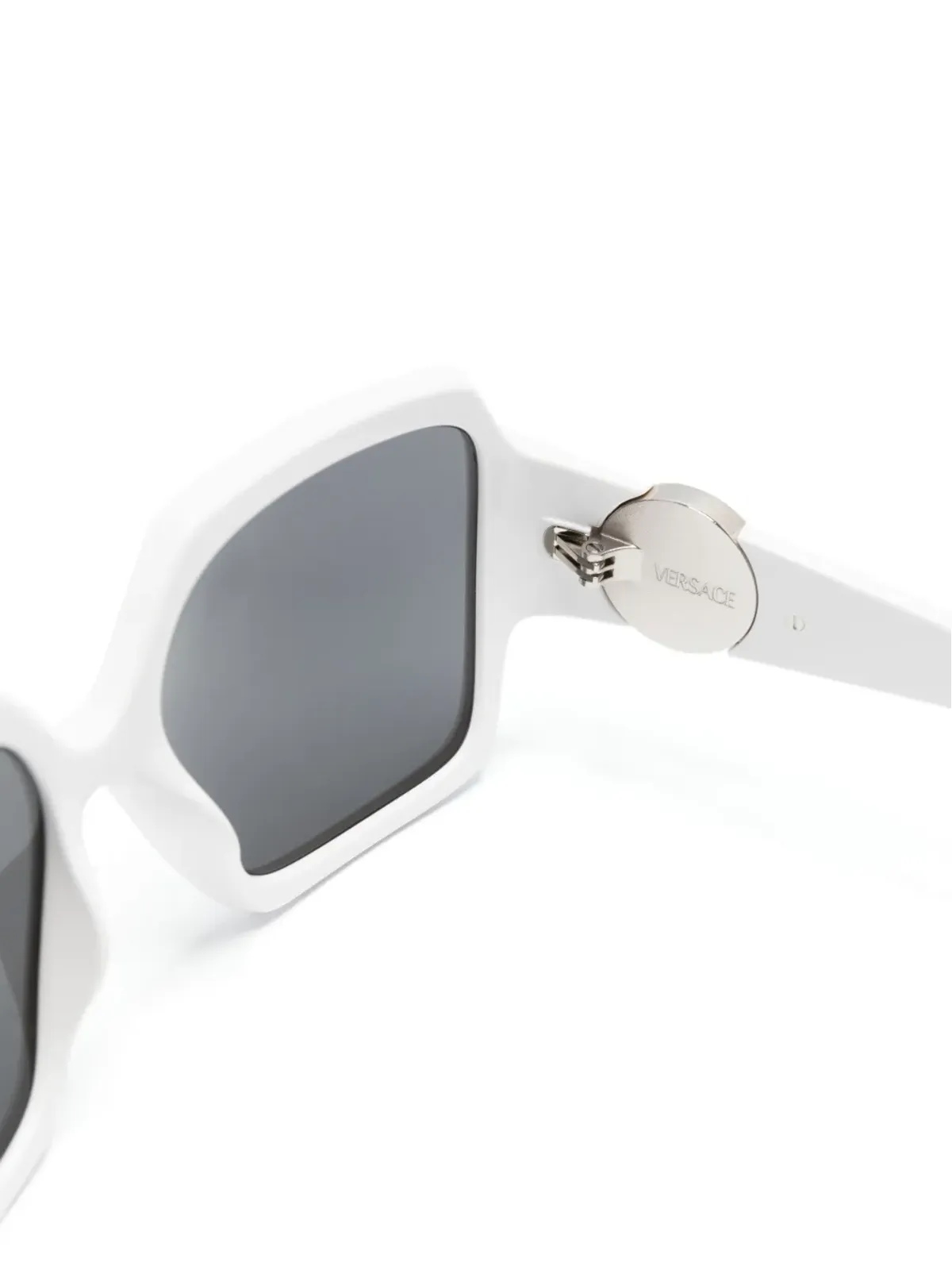 Versace Eyewear メデューサ・プレート スクエアフレーム サングラス - 画像3