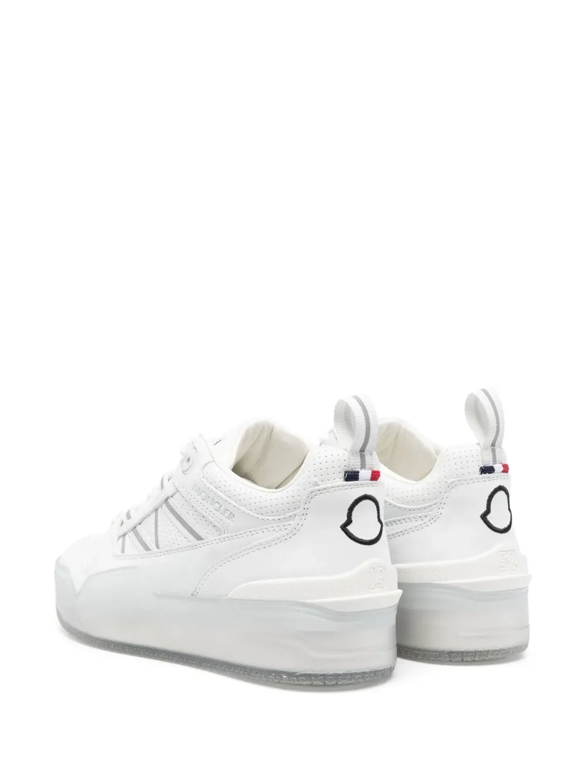 Moncler Pivot ロー・トップ レザー スニーカー - ホワイト - 画像3