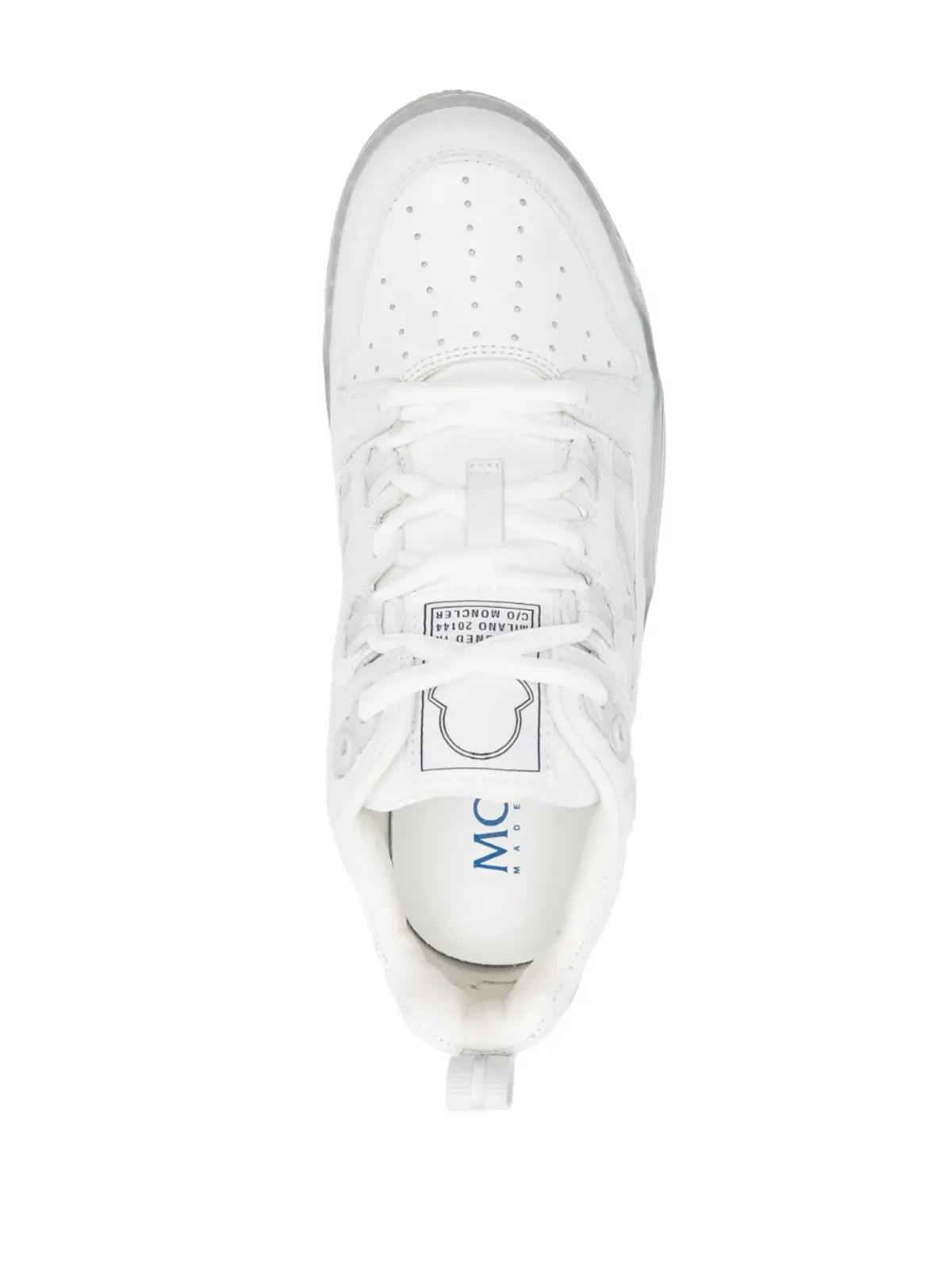 Moncler Pivot ロー・トップ レザー スニーカー - ホワイト - 画像4