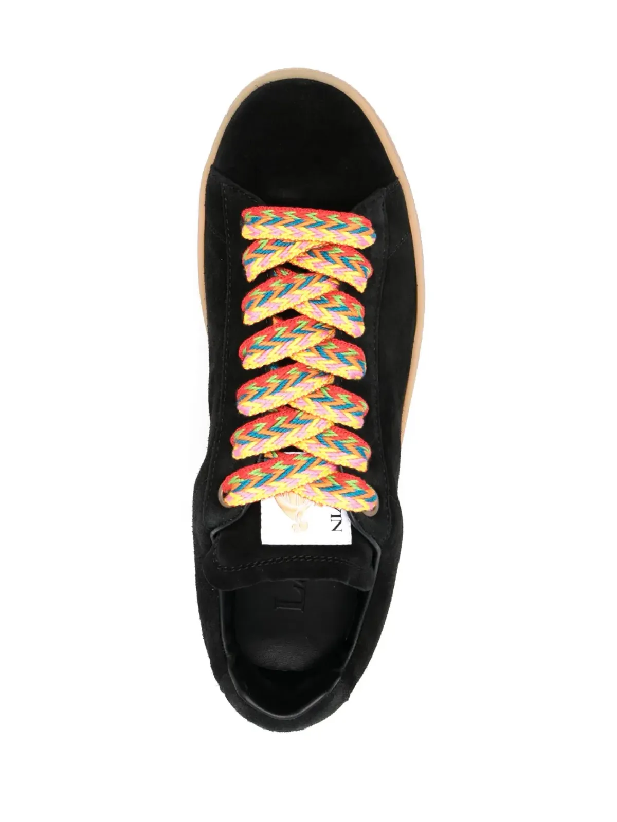 Lanvin スエード ロー・トップ スニーカー - ブラック - 画像4
