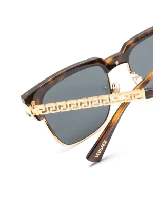 Versace Eyewear ロゴディテール スクエアフレーム サングラス - サムネイル3