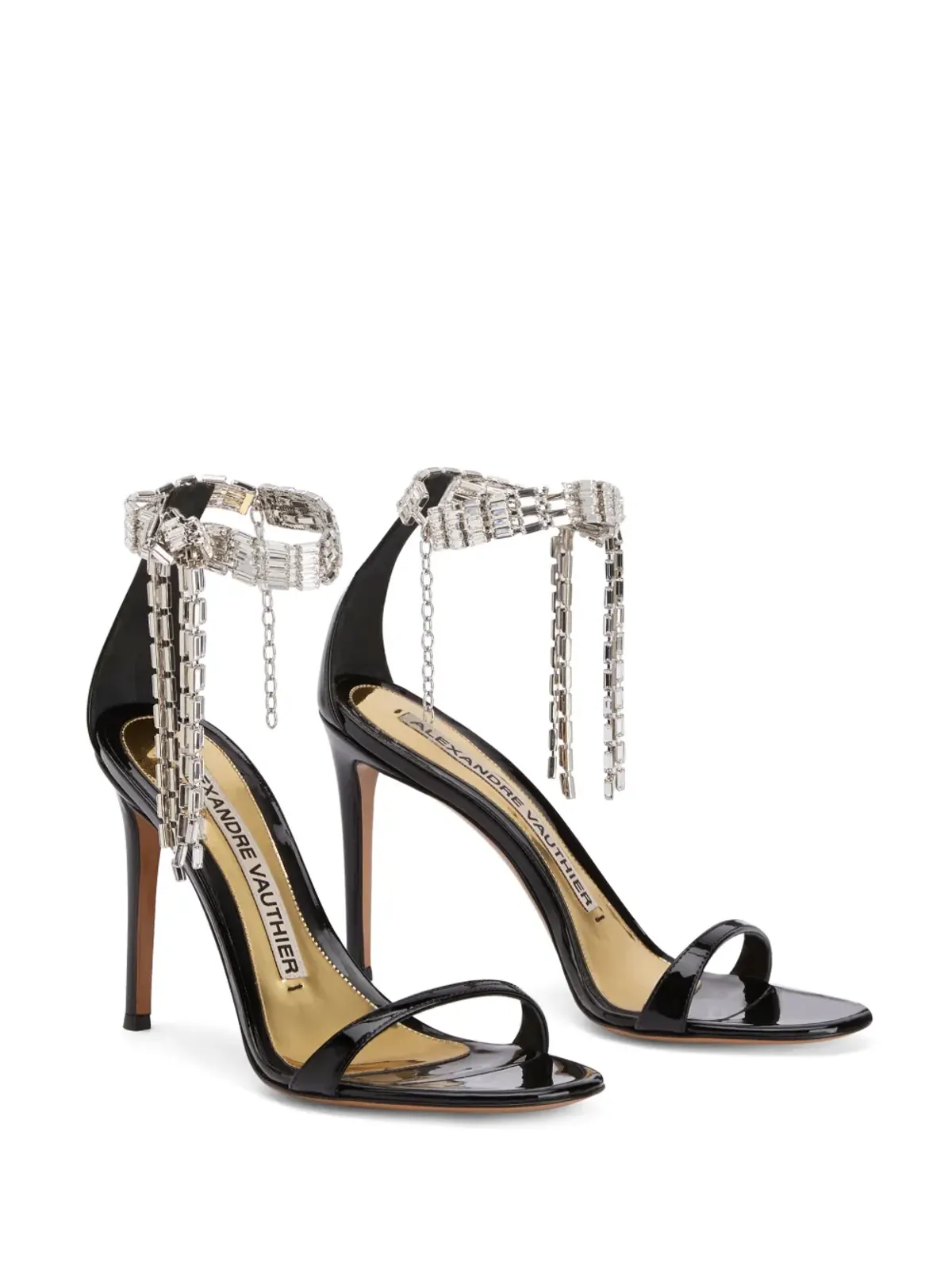 Alexandre Vauthier ティファニー クリスタル付きサンダル - 画像2