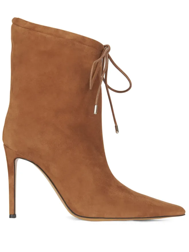 Alexandre Vauthier Alexandre Vauthier ポインテッドトゥ・スエード アンクルブーツの商品画像