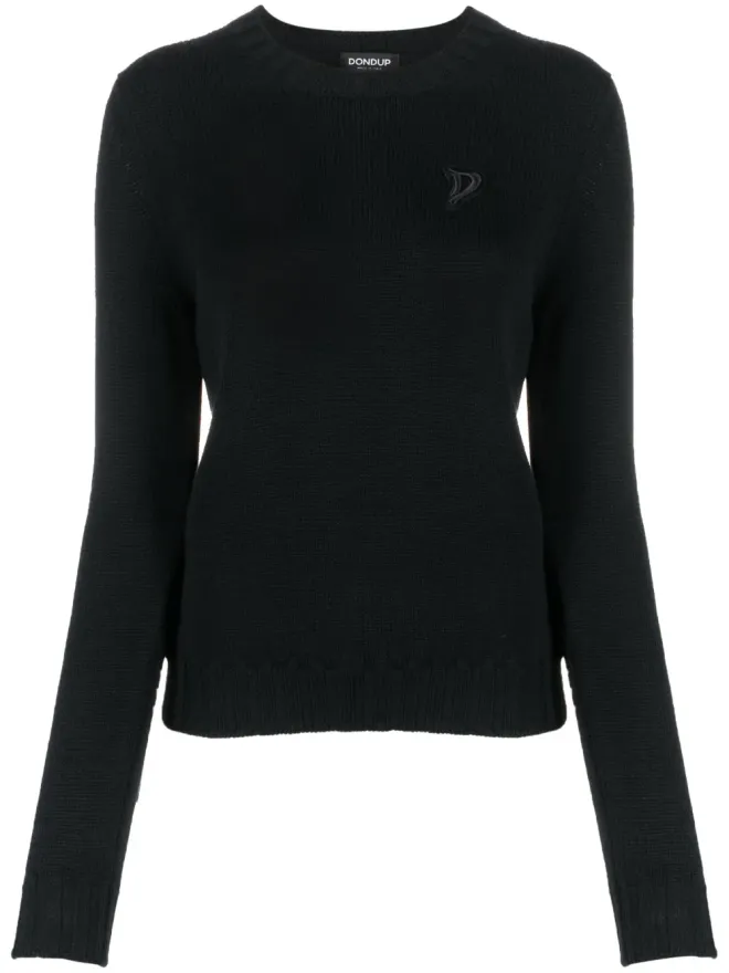 DONDUP DONDUP ロゴパッチ付き ラウンドネック セーターの商品画像
