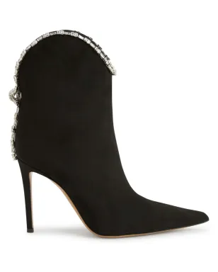 Alexandre Vauthier クリスタルエンブリッシュメントディテール ブーツ ブラック - サムネイル1