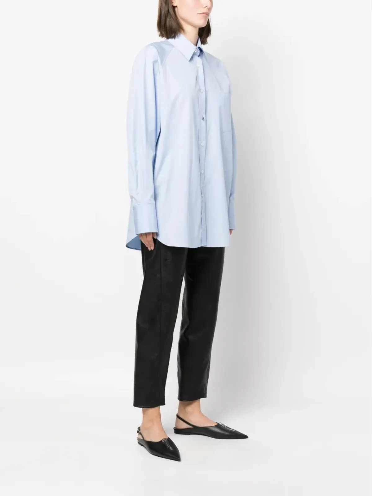 Stella McCartney ロングスリーブ コットンシャツ - 画像3