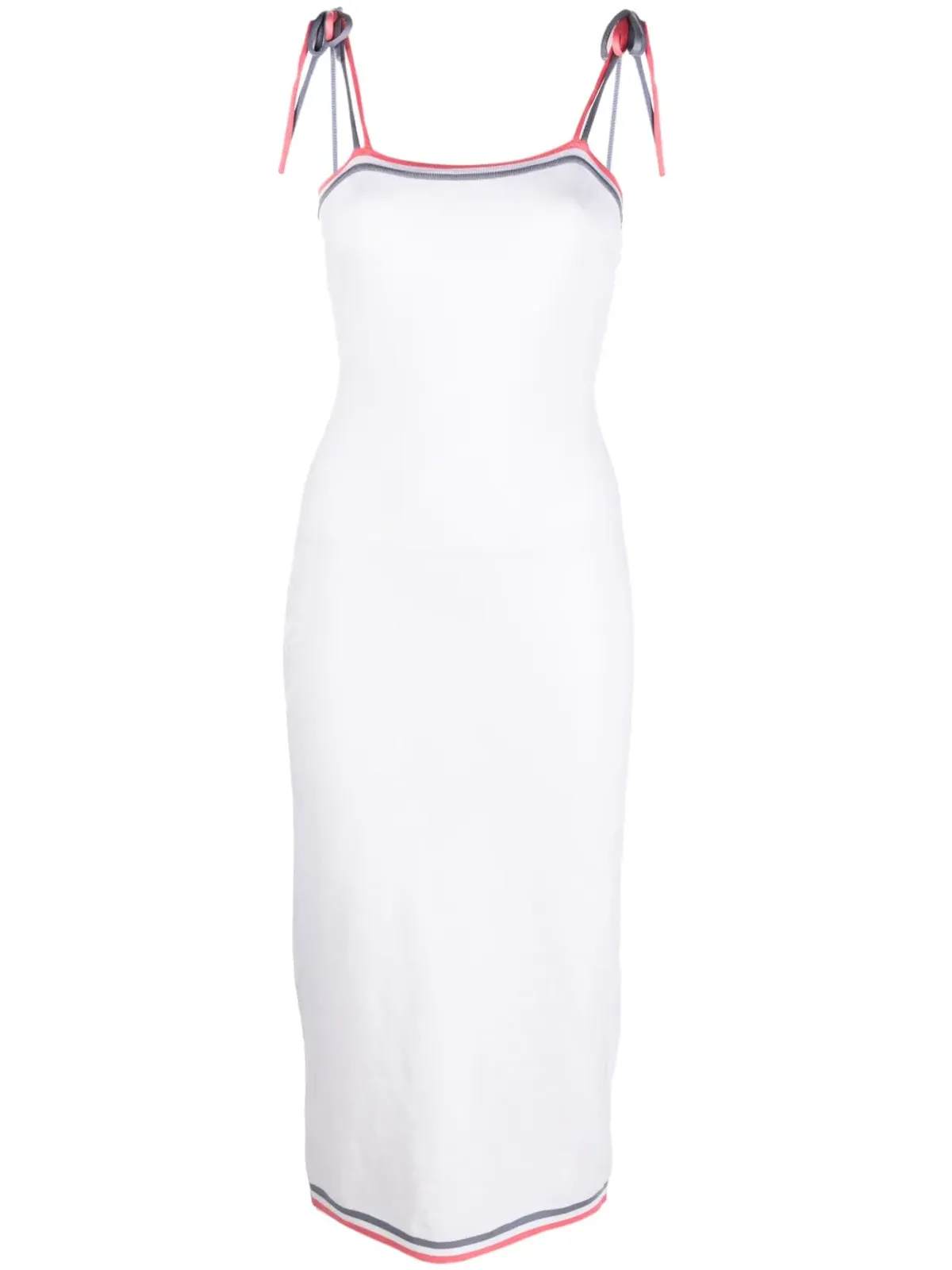 FENDI monogram midi dress - White - 画像1