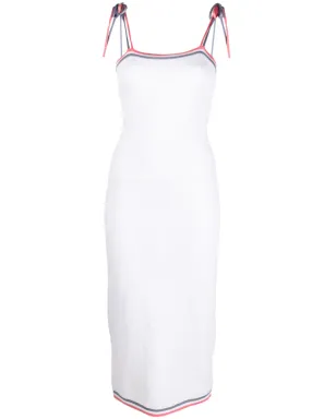 FENDI monogram midi dress - White - サムネイル1