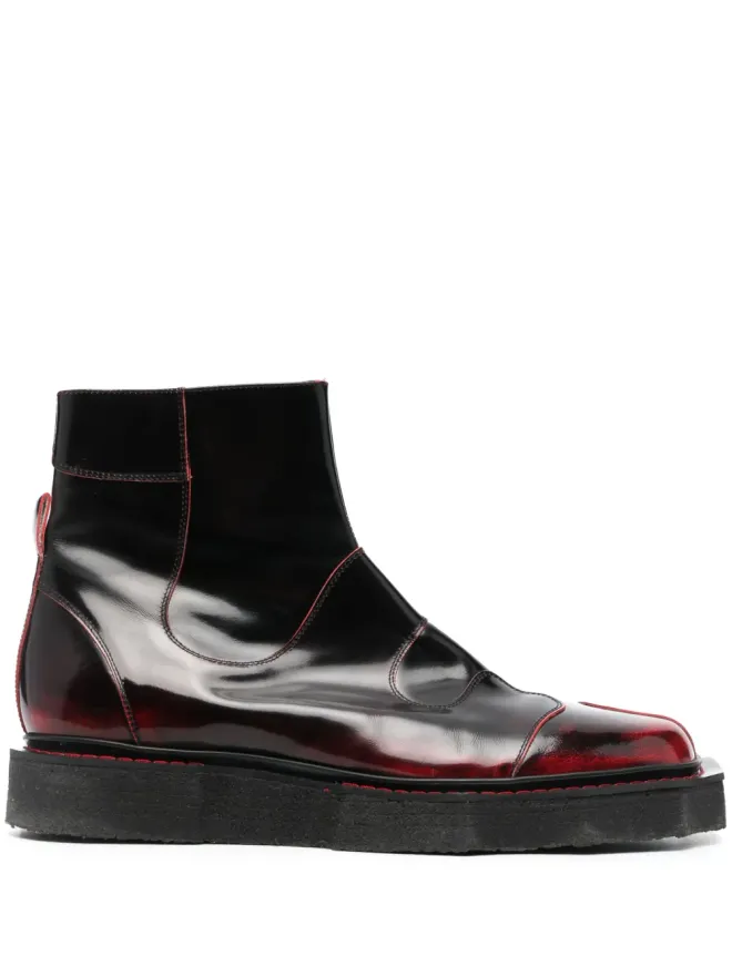 Henrik Vibskov Henrik Vibskov Enzo レザー アンクルブーツの商品画像