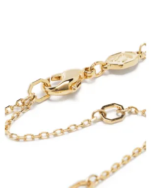 Swarovski Dextera クリスタル装飾のインターリンクネックレス - ゴールド - サムネイル3