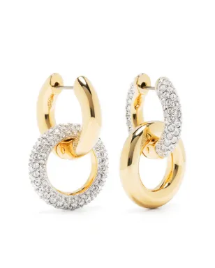 Swarovski Dextera crystal-embellished earrings ゴールド - サムネイル1