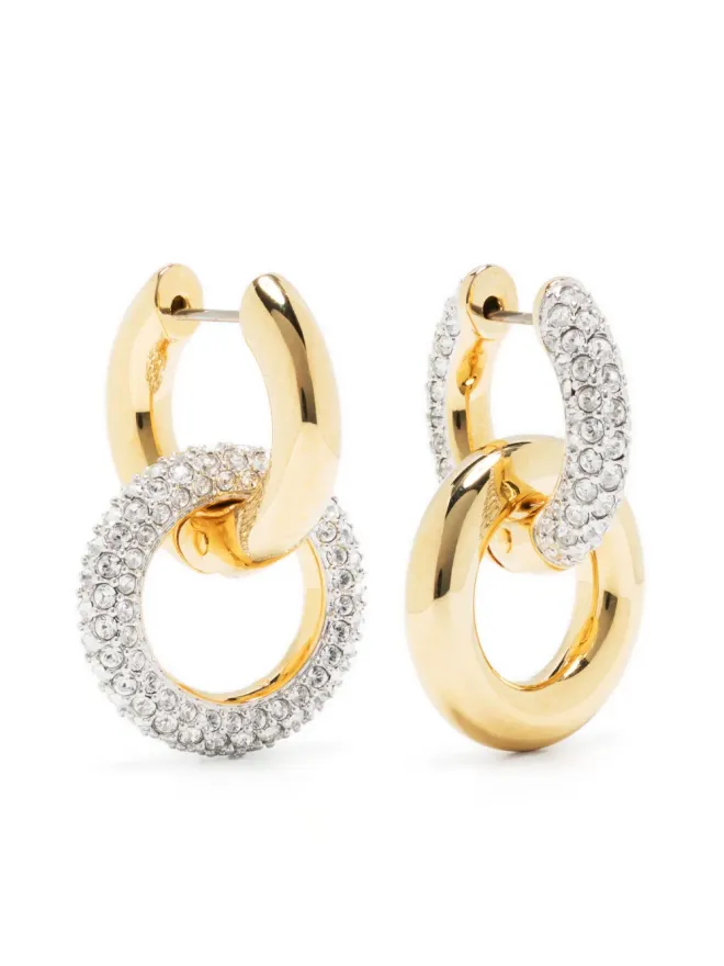 Swarovski Swarovski Dextera crystal-embellished earrings ゴールドの商品画像