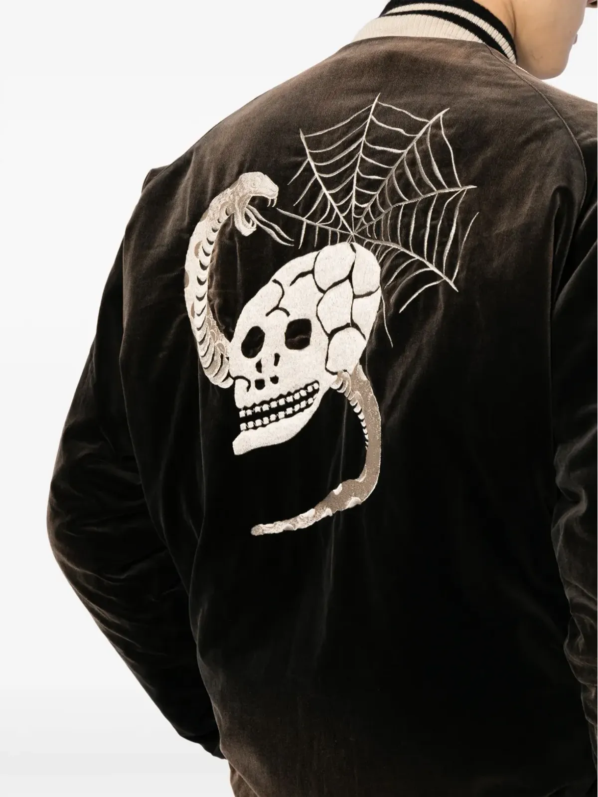Maison MIHARA YASUHIRO Souvenirベルベットボンバージャケット - 画像5