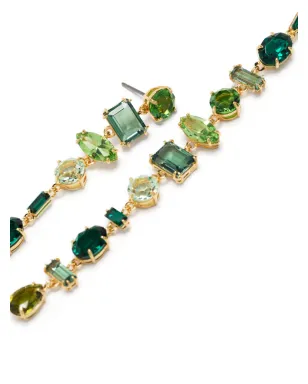Swarovski ジェマ クリスタル装飾イヤリング - ゴールド - サムネイル3