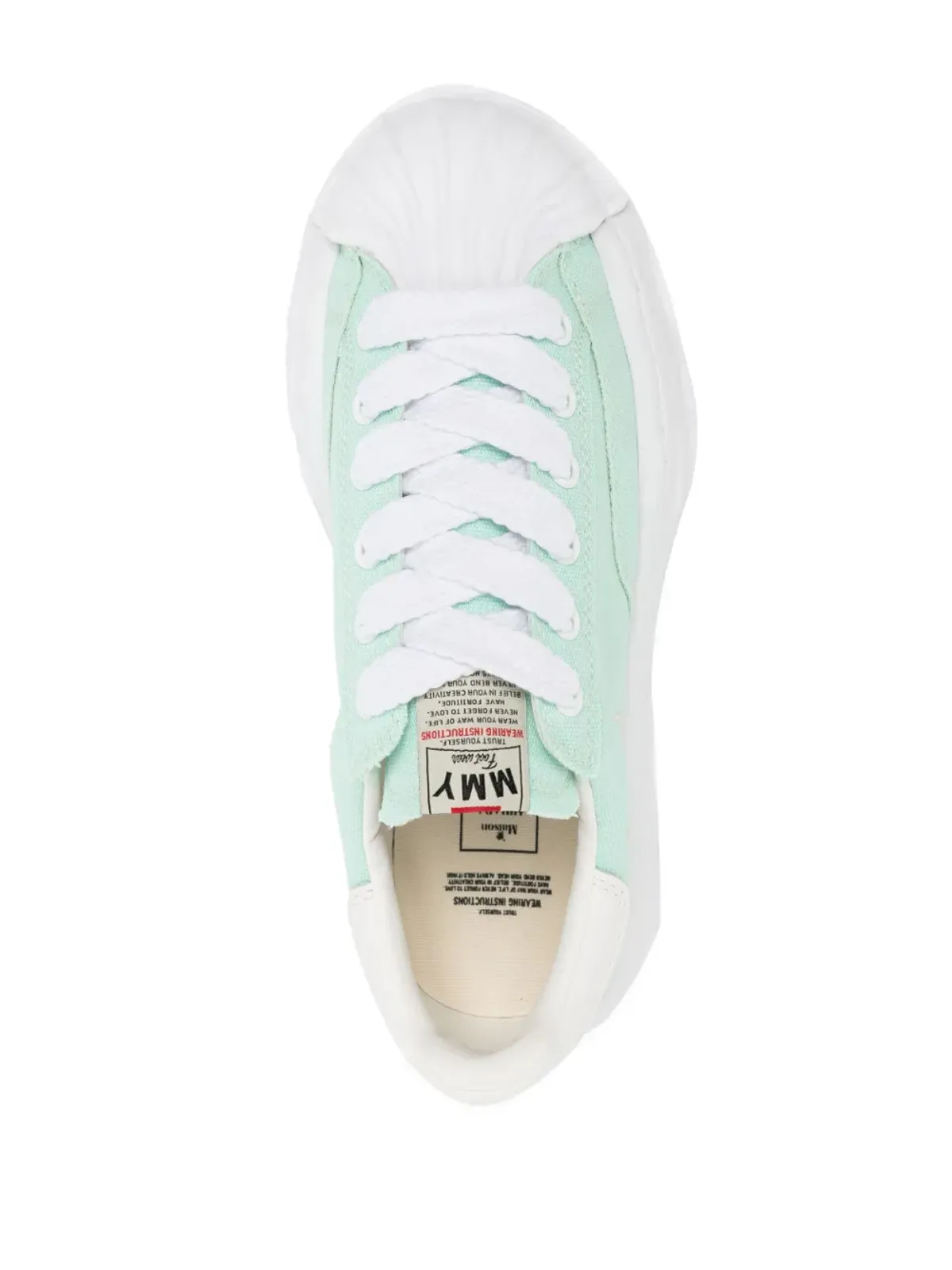 Maison MIHARA YASUHIRO Blakey OG Sole ロー・トップスニーカー - 画像4