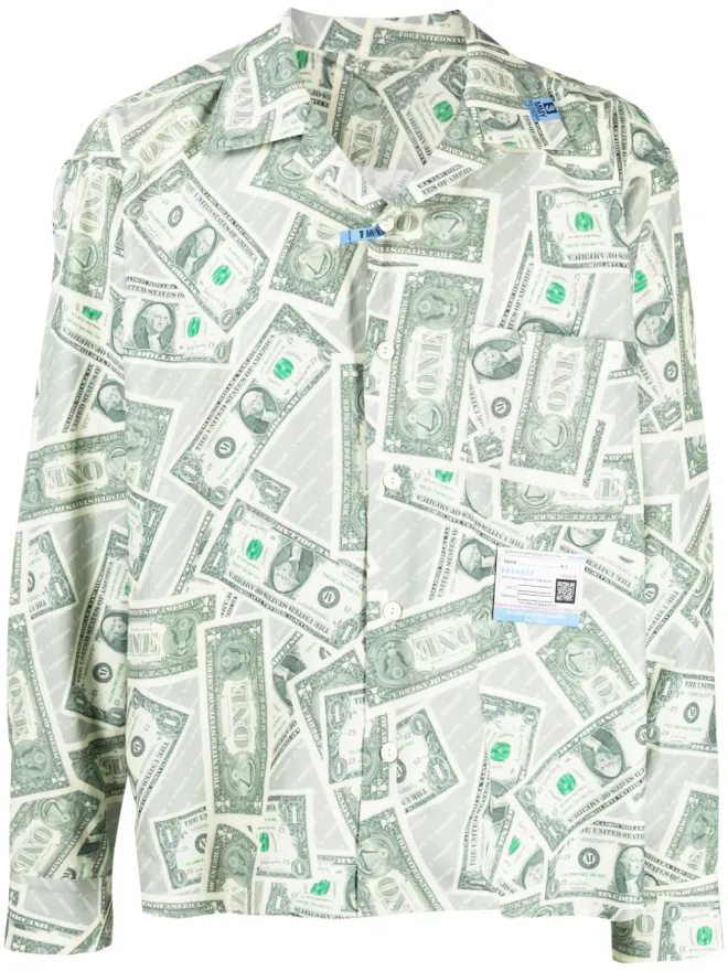 Maison MIHARA YASUHIRO Maison MIHARA YASUHIRO Dollar Bill ロングスリーブシャツの商品画像