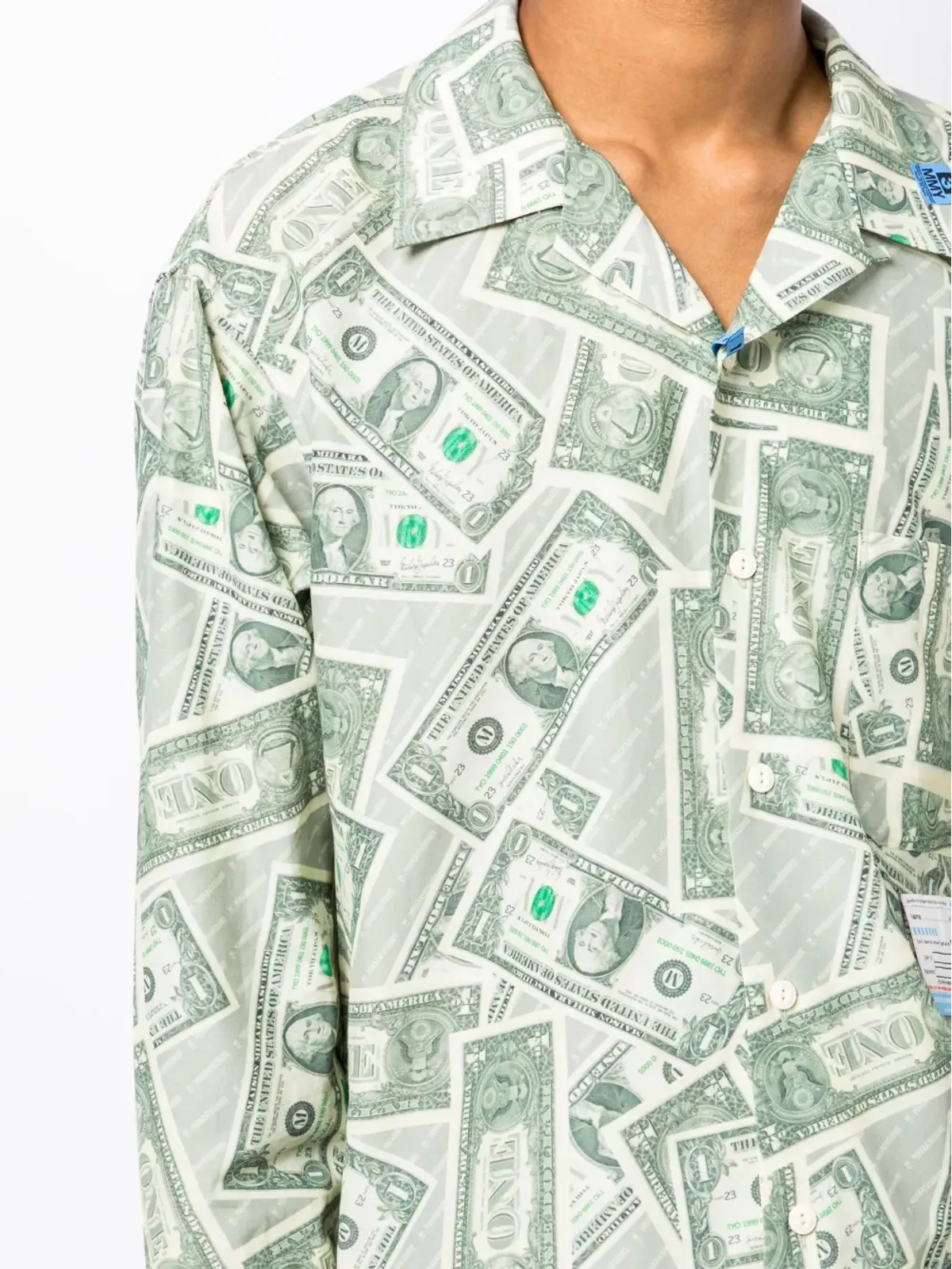 Maison MIHARA YASUHIRO Dollar Bill ロングスリーブシャツ - 画像5