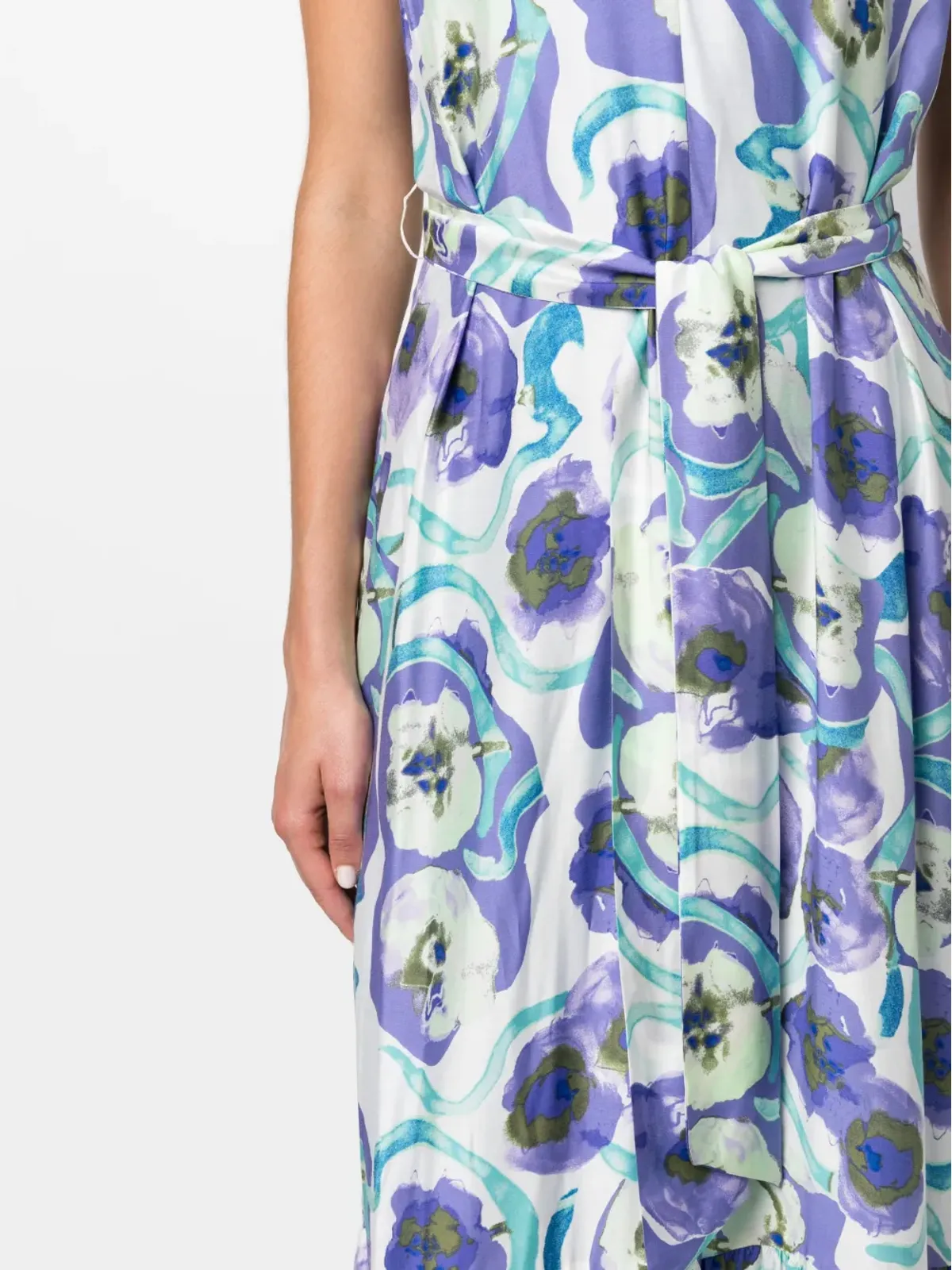 DVF Diane von Furstenberg Jodie 花柄プリント ミディドレス - White - 画像5