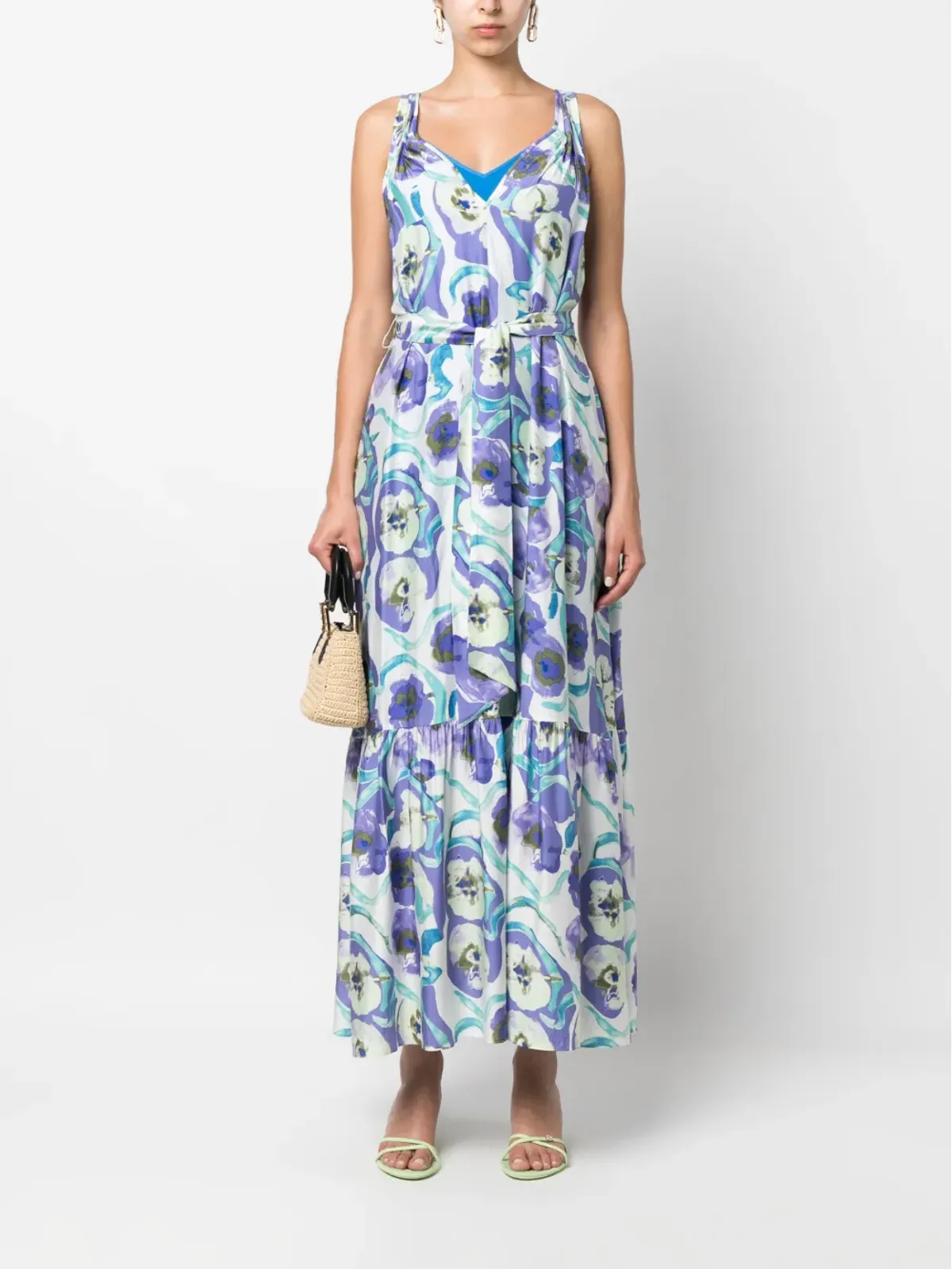 DVF Diane von Furstenberg Jodie 花柄プリント ミディドレス - White - 画像2