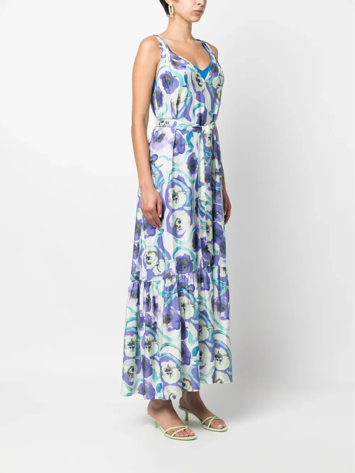 DVF Diane von Furstenberg Jodie 花柄プリント ミディドレス - White - 画像3