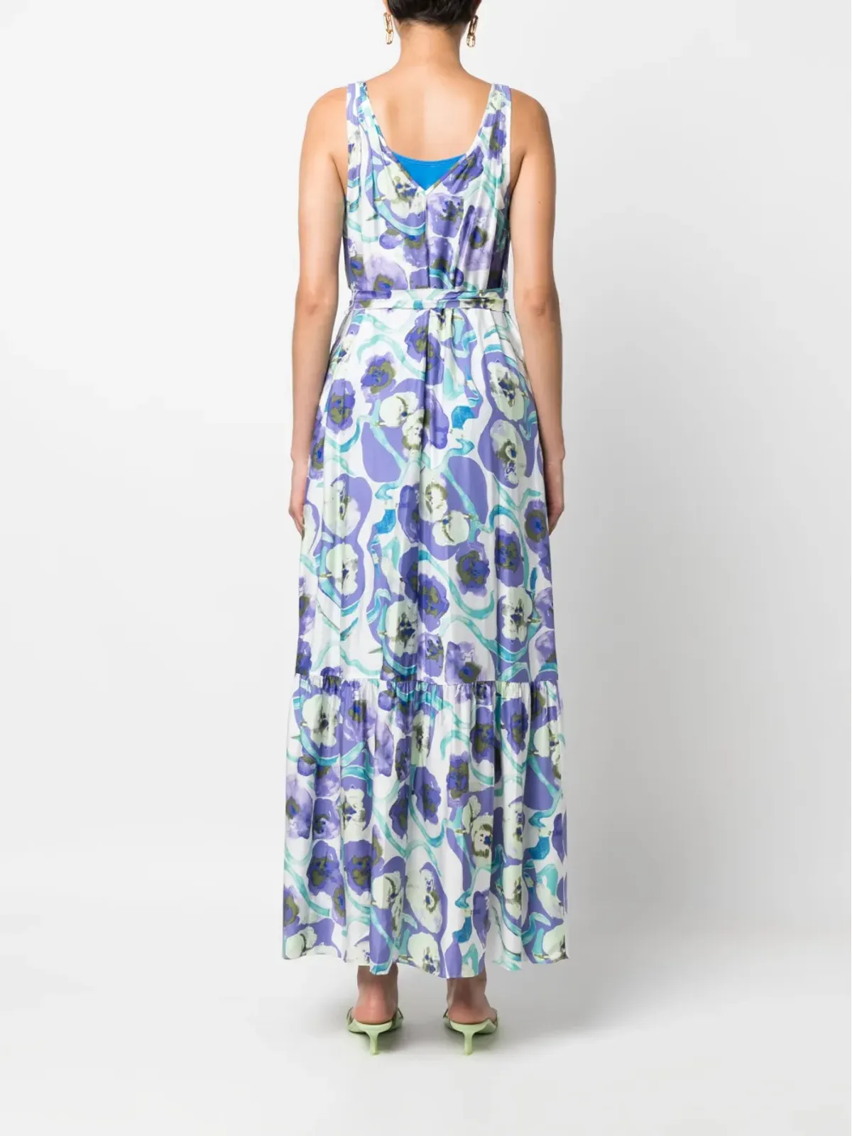 DVF Diane von Furstenberg Jodie 花柄プリント ミディドレス - White - 画像4