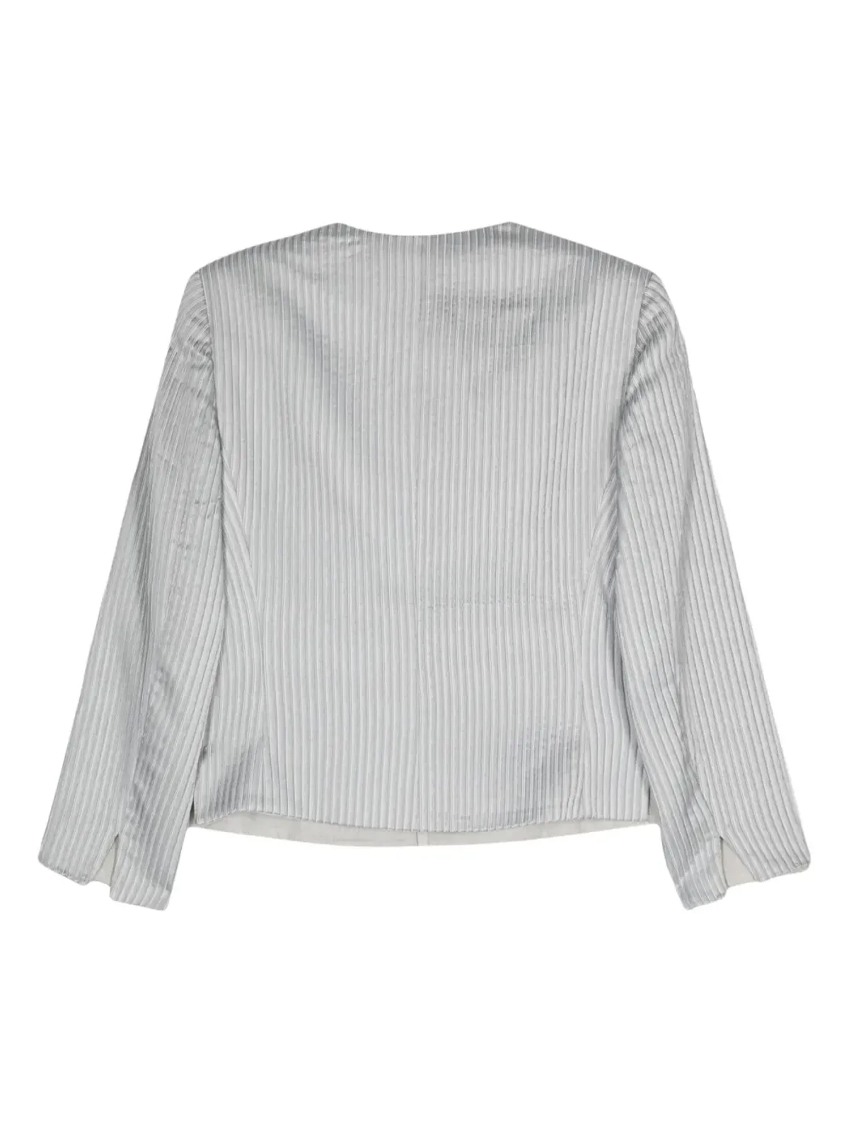 Giorgio Armani ビンテージ 1990年代 エンボス加工仕上げジャケット - Grey - 画像2