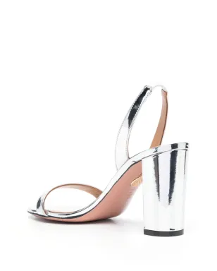 Aquazzura So Nude メタリックサンダル - サムネイル3