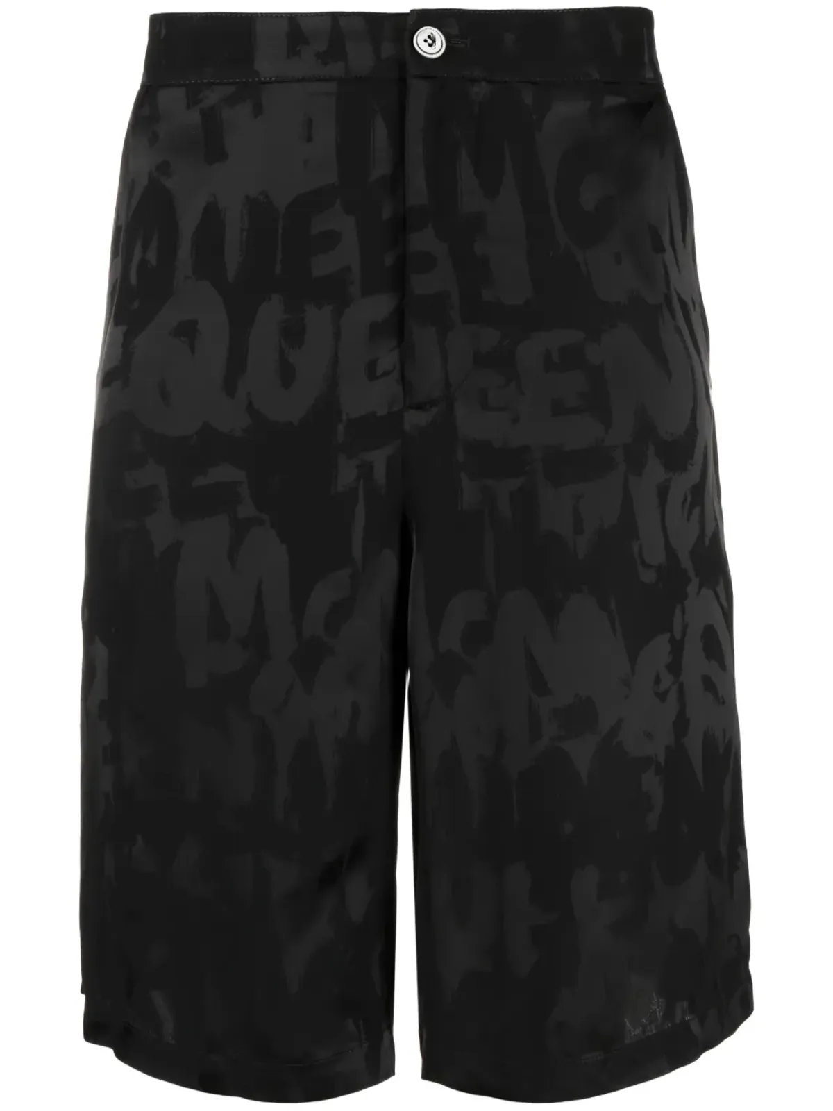 Alexander McQueen グラフィティロゴジャカードショーツ - 画像1