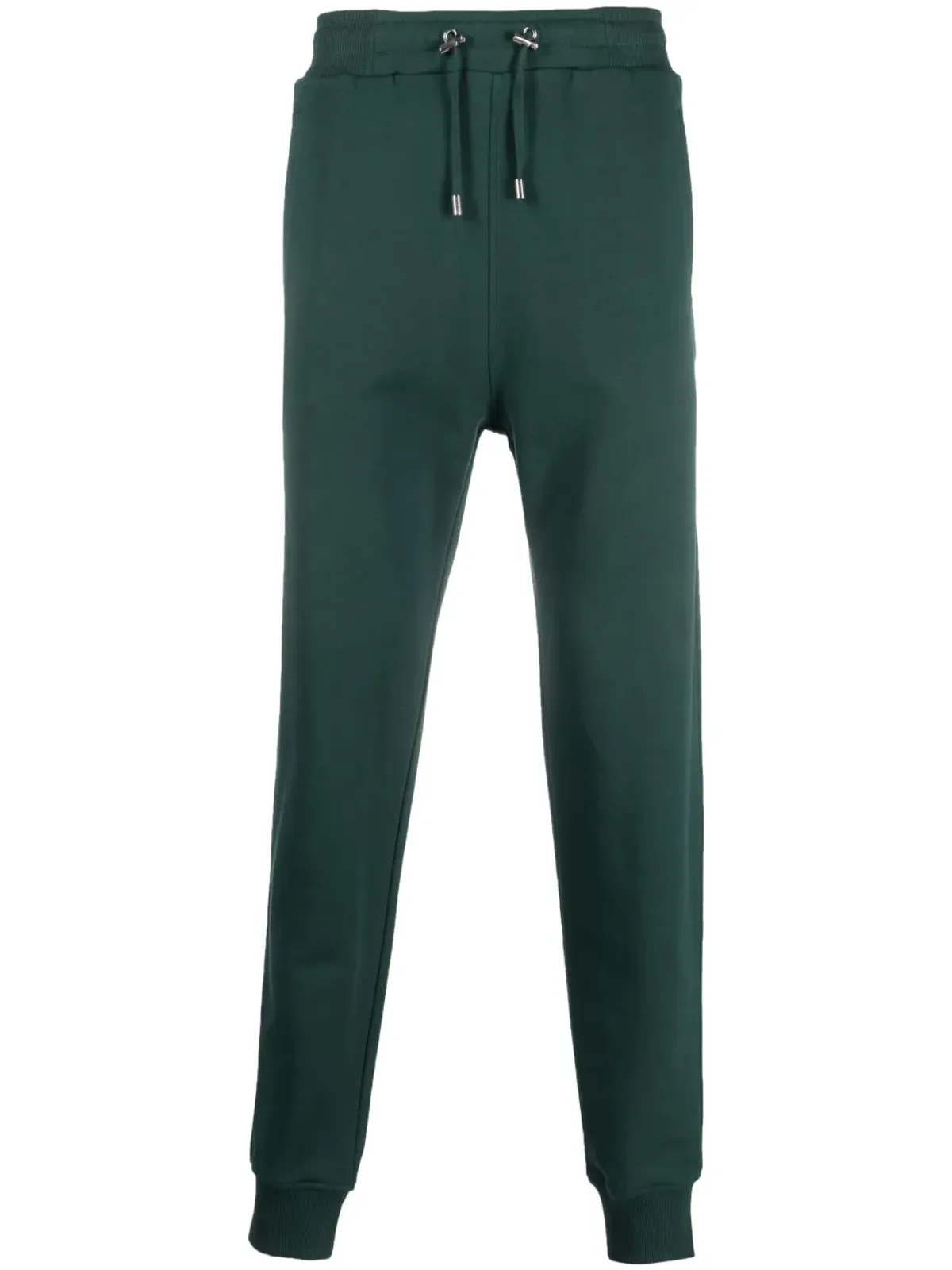 Balmain ロゴパッチ コットン トラックパンツ - グリーン - 画像1
