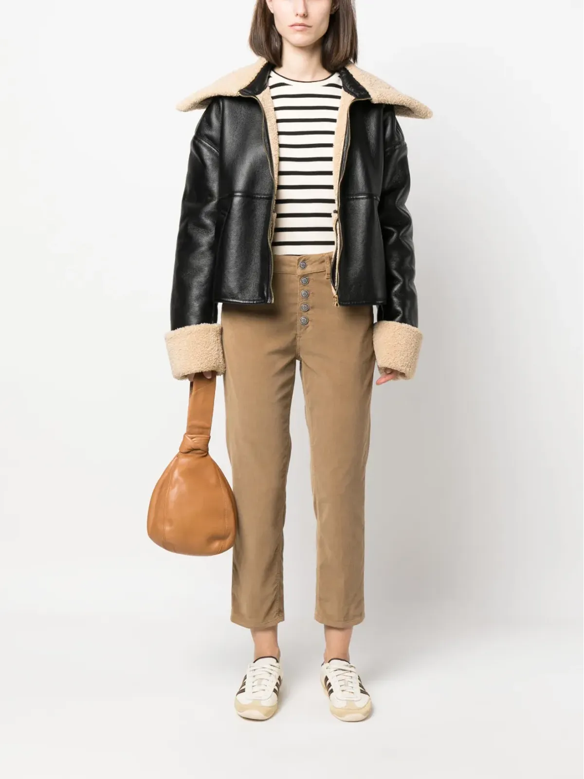 DONDUP ミッドライズ クロップドパンツ - 画像2