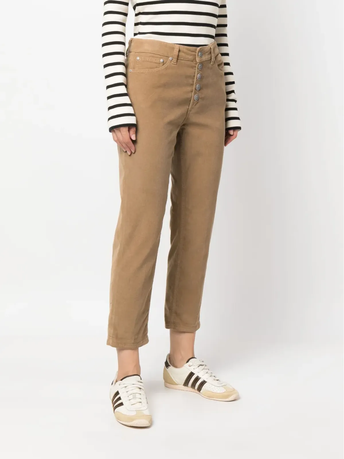 DONDUP ミッドライズ クロップドパンツ - 画像3