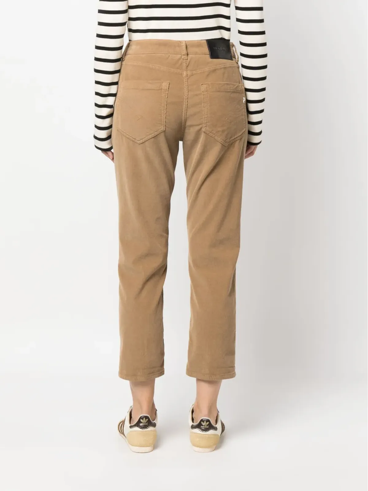 DONDUP ミッドライズ クロップドパンツ - 画像4