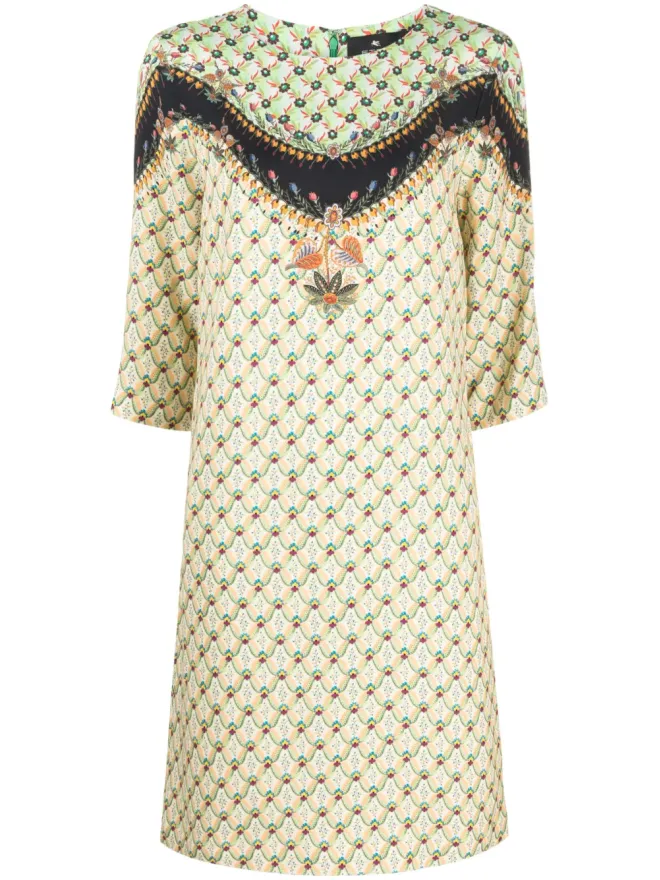 ETRO ETRO ミックスプリント シフトドレスの商品画像