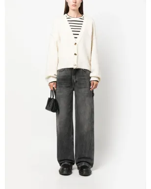 Haikure wide-leg jeans - Black - サムネイル2