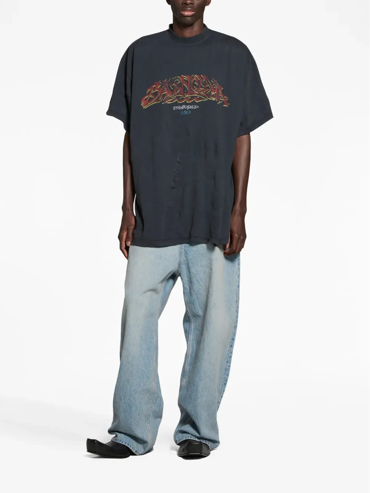 Balenciaga Offshore コットン Tシャツ - 画像2