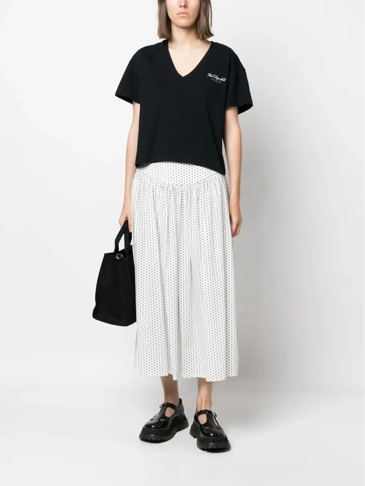 Karl Lagerfeld Hotel Karl オーガニックコットン Tシャツ - 画像2