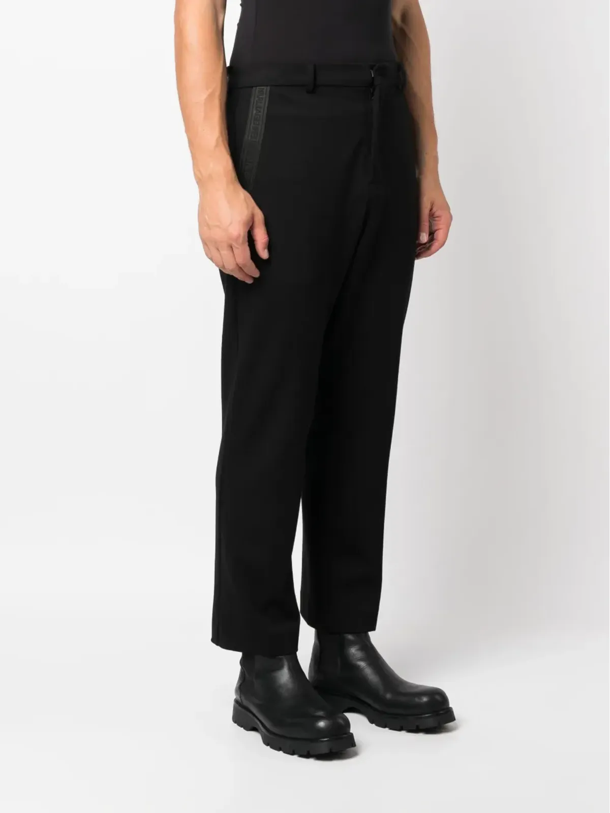 Karl Lagerfeld Puntoストレートレッグパンツ - ブラック - 画像3