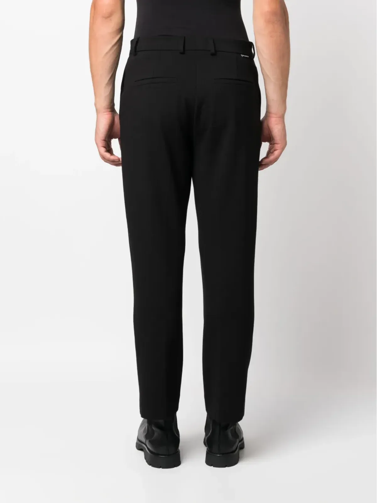 Karl Lagerfeld Puntoストレートレッグパンツ - ブラック - 画像4